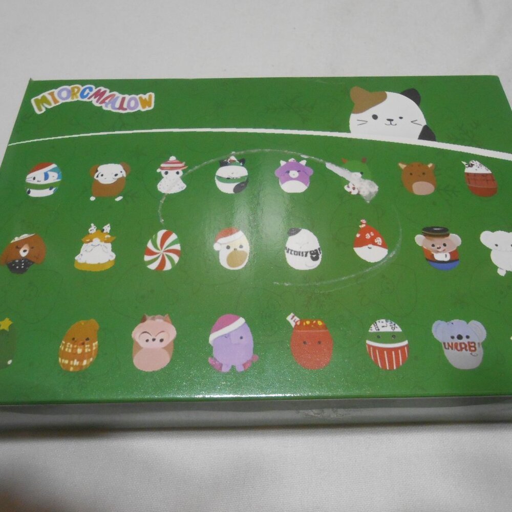 SQUISHMALLOWS MICROMALLOWS 12 PCS CHRISTMAS ADVENT HOLIDAY CALENDAR BOX 🎄👸👦 - Picture 1 of 14